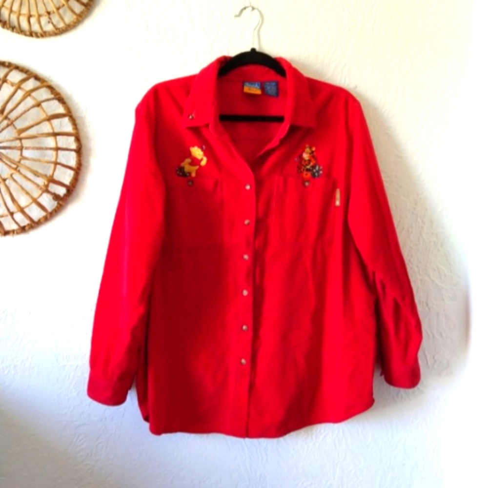 Winnie the Pooh Courdory Button Down Shirt